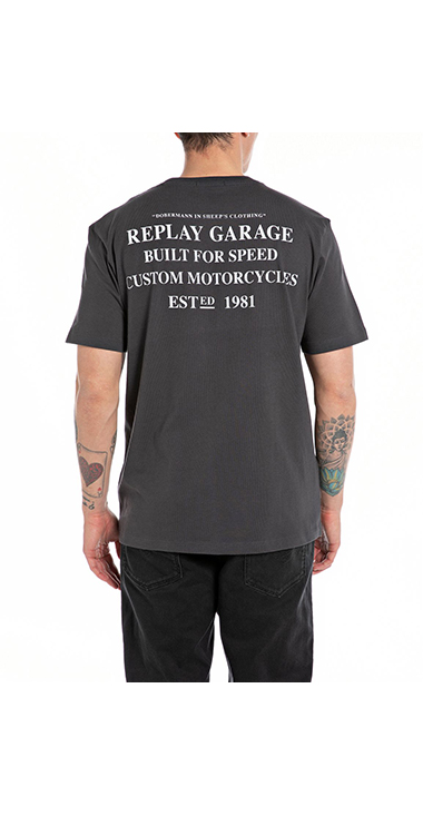 モーターサイクルプリントTシャツ 詳細画像